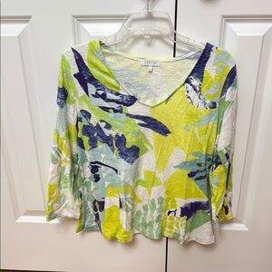 Habitat Multicolor 3/4-Long Sleeve Top